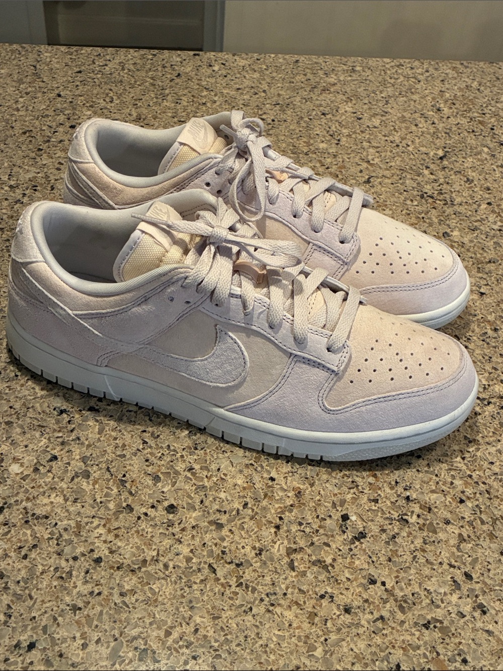 Men’s 10.5 Nike Dunk Premium ‘Vast Gray’ like new Suede Low-Top Sneakers